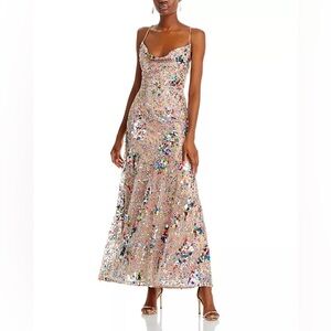 Milly Odetta Multicolor Sequin Dress